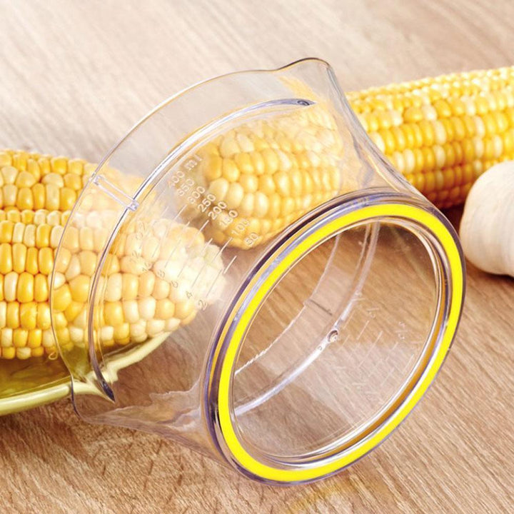Cob Corn Stripper Med Innebygd Målebeger Og Rivejern | Luvikno
