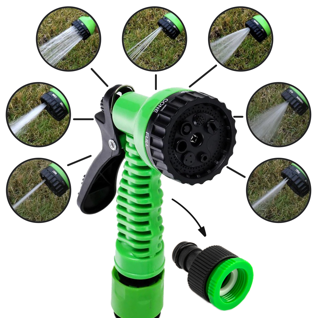 Luvikno | Utvidbar hageslange med sprayepistol