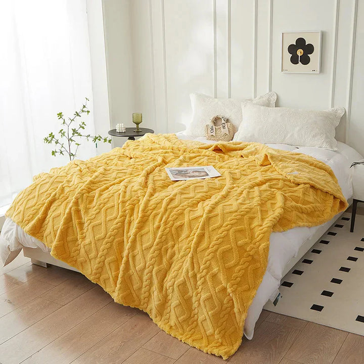 Luksus Lambswool TEppe for Soverom Luvikno