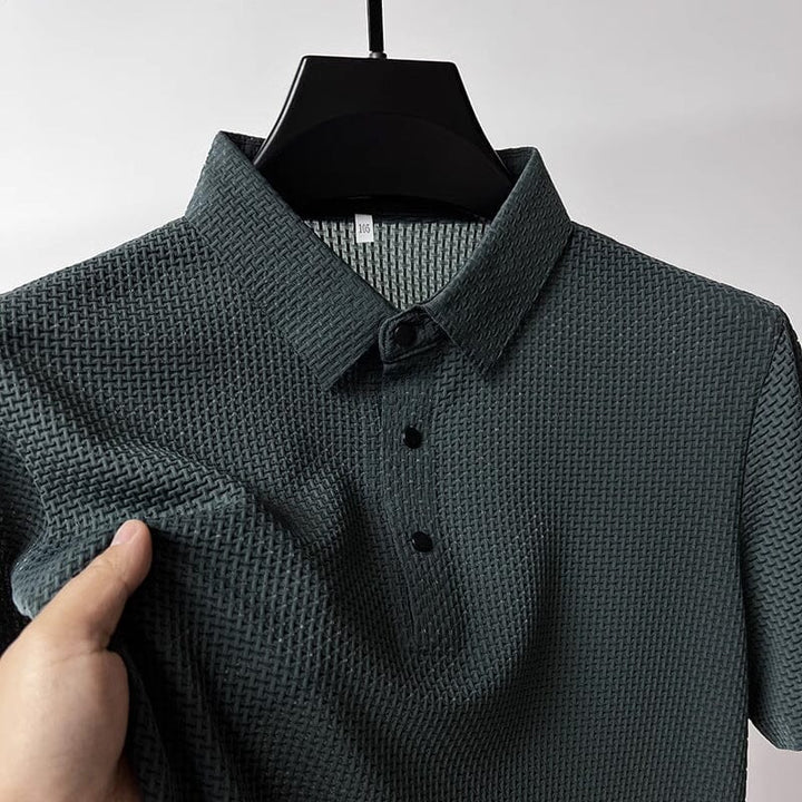 Mesh Ice Silk Korte Ermel T-skjorte | Luvikno