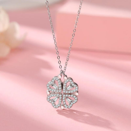 Luvikno | Firbladet kløver halskjede for kvinner