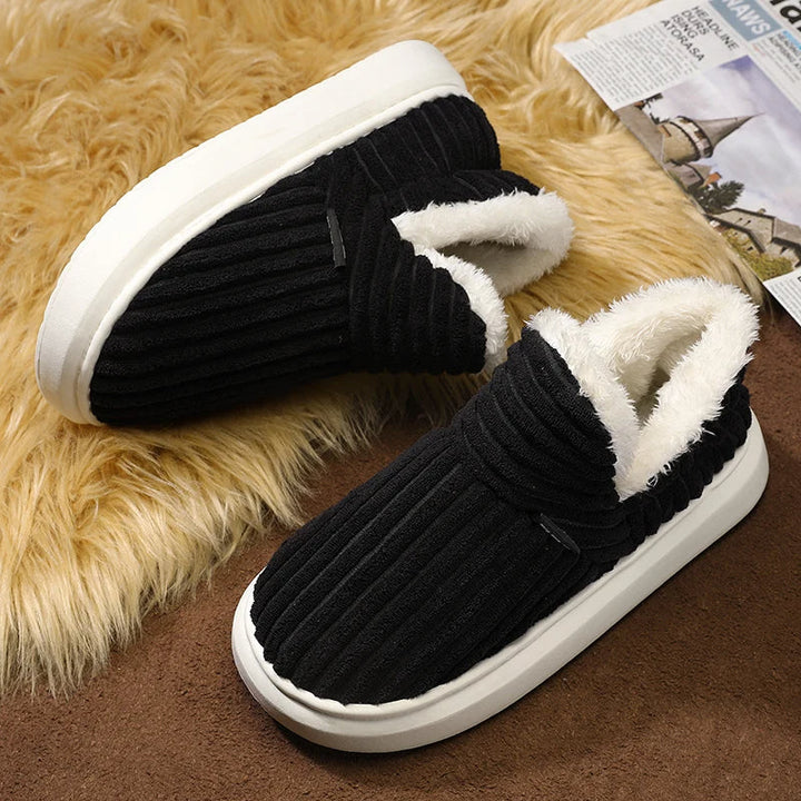 Luvik | Tossu - Ortopedinen tuki - Pehmeä ja mukava pohja - Pehmeä samettinen ulkonäkö