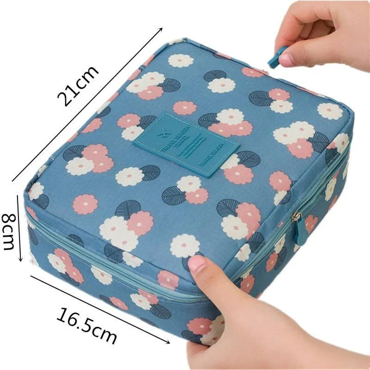 Multifunksjonell Kvinner Makeup Kosmetisk Reise Pouch Luvikno