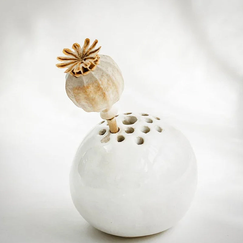 Resin Håndlaget Vase Blomst Stein Borddekor | Luvikno