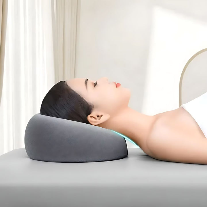 FaceEase | Face‑Down Pillow – Trykkavlastende støtte – Konturert minneskum – Ideell for massasje, skjønnhet og mage-sovende Luvikno