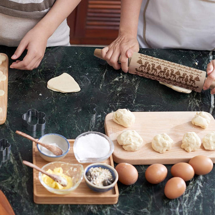 Jule Tre Embosser Kjevler for Høytidsbaking | Luvikno