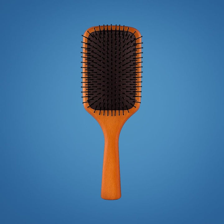 Static Detangling Brush – Frizz Control – Air Cushion Pad – Reduces Breakage – Adds Smooth, Shiny & Healthy-Looking Hair Luvikno