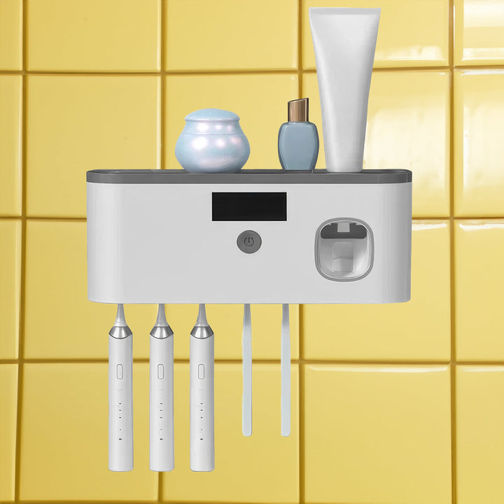 Luvikno | UVShield – Hygienisk tannbørsteholder med smart dosering!