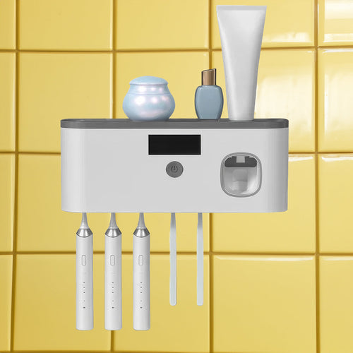 Luvikno | UVShield – Hygienisk tannbørsteholder med smart dosering!