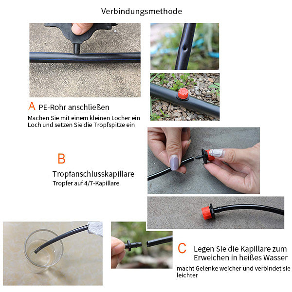 Justerbare dryppennodder for vanning | Luvikno