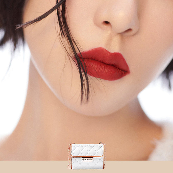Lipstick Set Velvet Matte med Glamour Kjede Håndveske | luvikno
