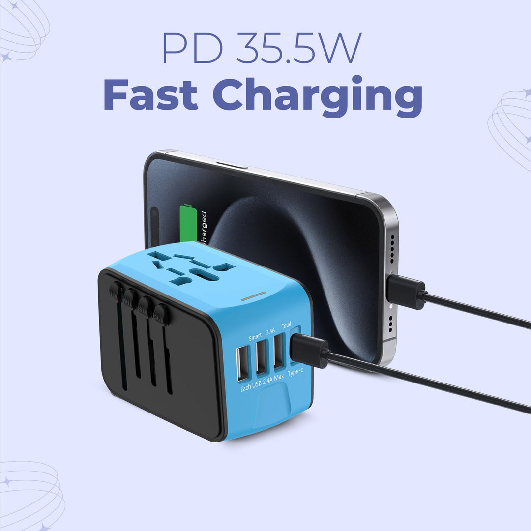 All-in-one Universal Travel Power Adapter Luvikno
