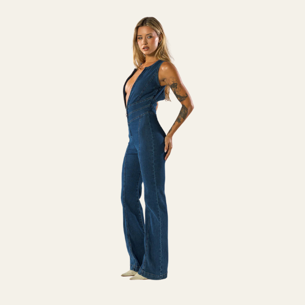 Luvik | Muotoonmuotoilevat Denim Haalarit