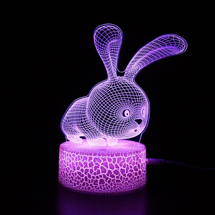 Nattelys LED farge dinosaur med fjernkontroll flere stilarter | Luvikno