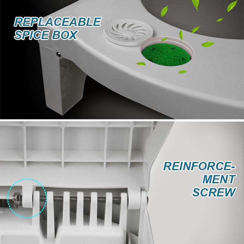 Folding Multi-Function Toilet Stool | Luvikno