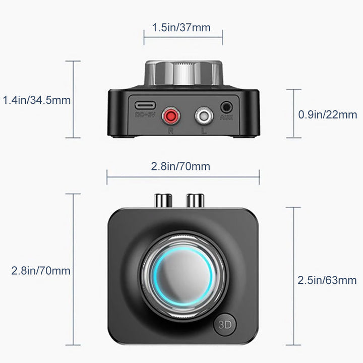 Bluetooth 5.0 Audio RCA Mottaker | Luvikno