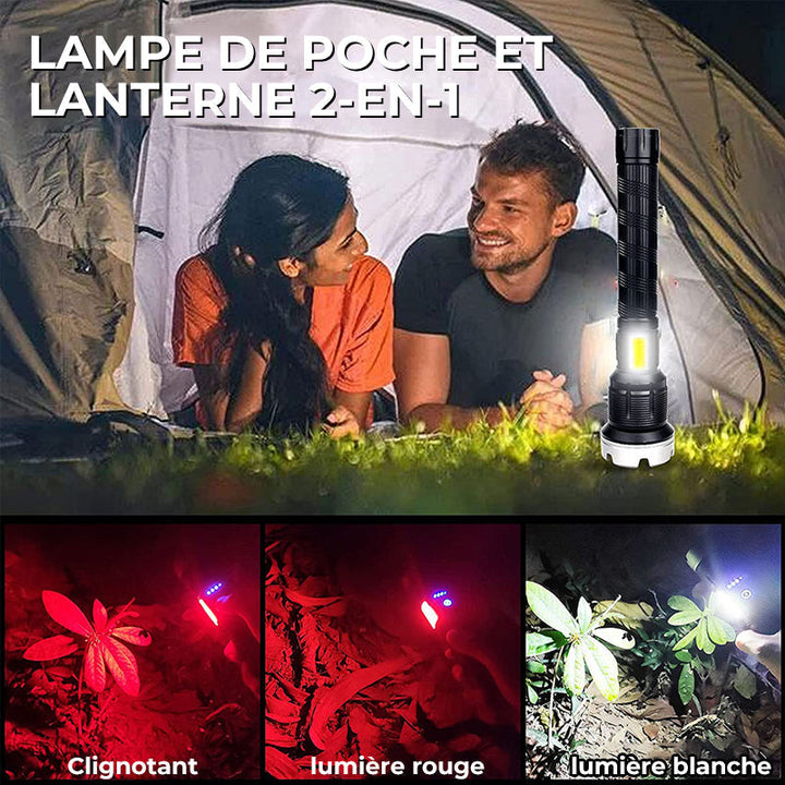 Zoom lommelykt med LED | luvikno