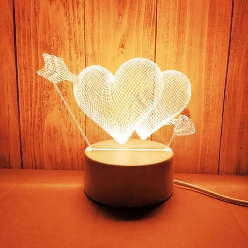 3D Nattlys Usb Luvikno