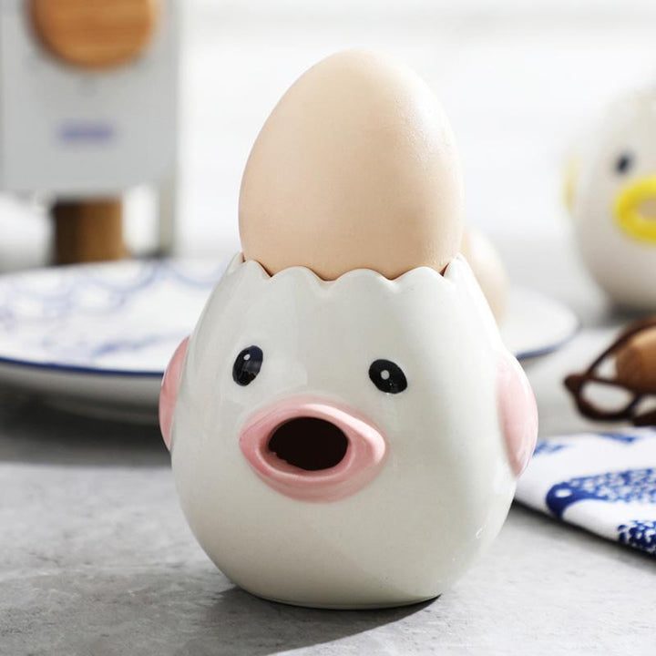 Cartoon Eggeplomme Hvit Separator | Luvikno
