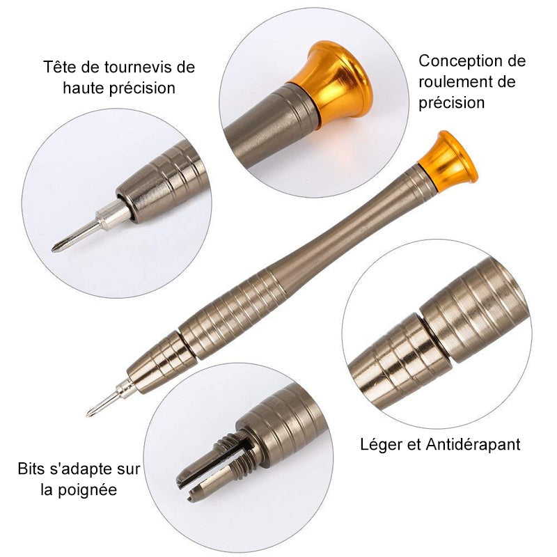 Ciaovie Mini Kit for Precision Screwdriver Repair Tools (25 deler) | luvikno