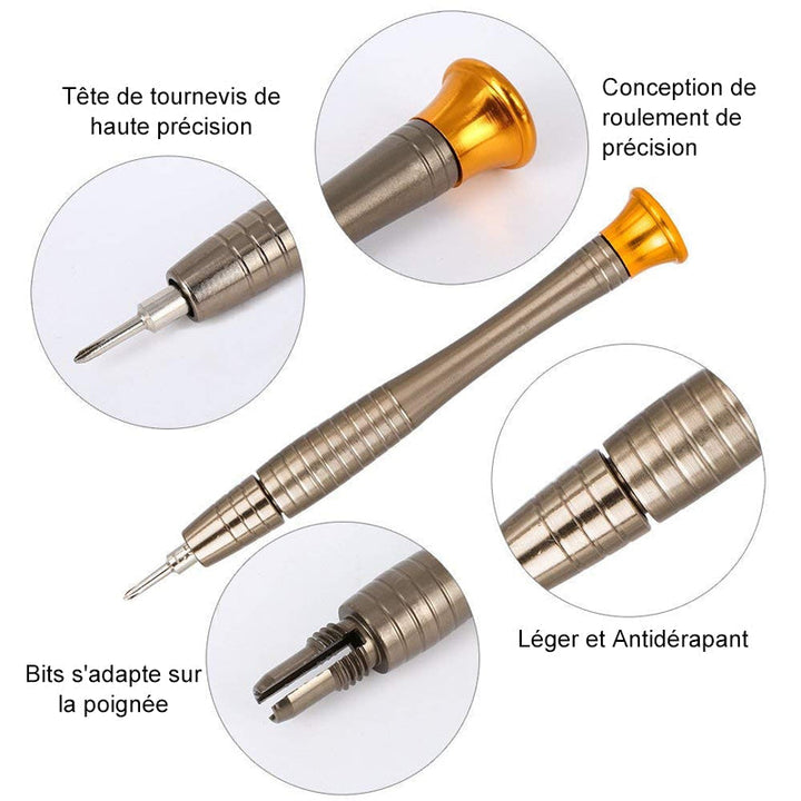 Ciaovie Mini Kit for Precision Screwdriver Repair Tools (25 deler) | luvikno