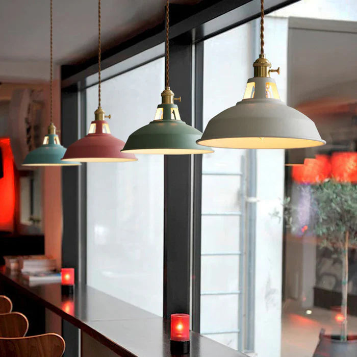 Industriell Retro Pendellampe - IronGlow | Luvikno