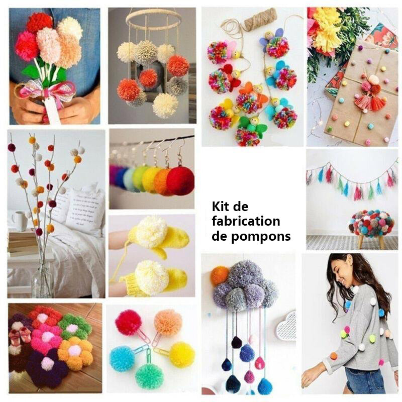 Håndverkssett for pom pom-maskin | Luvikno