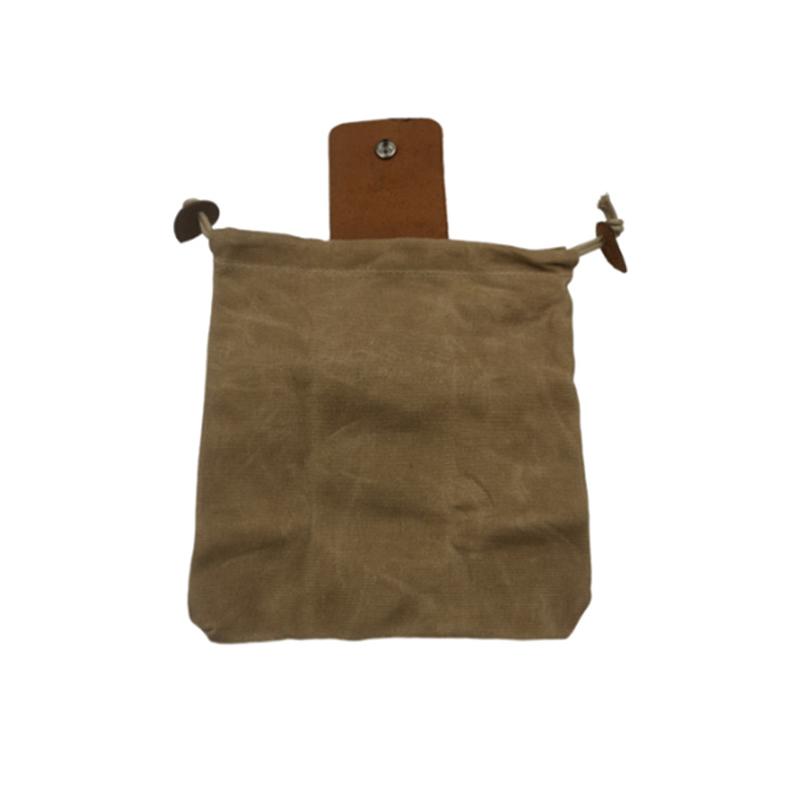 Dimoohome™ Lærrete og kanvas bushcraft bag | Luvikno