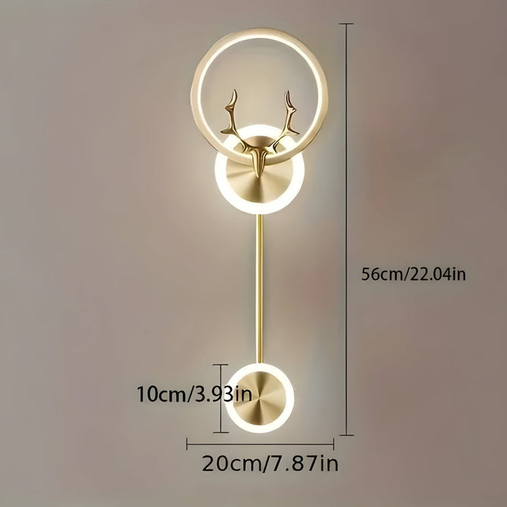 Elegant dobbelveggslys for minimalistisk og atmosfærisk belysning hjemme Luvikno