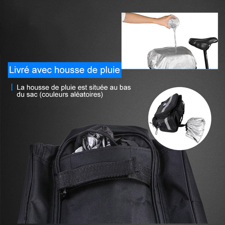 Foldbar oppbevaringspose for sykkel baksete | Luvikno