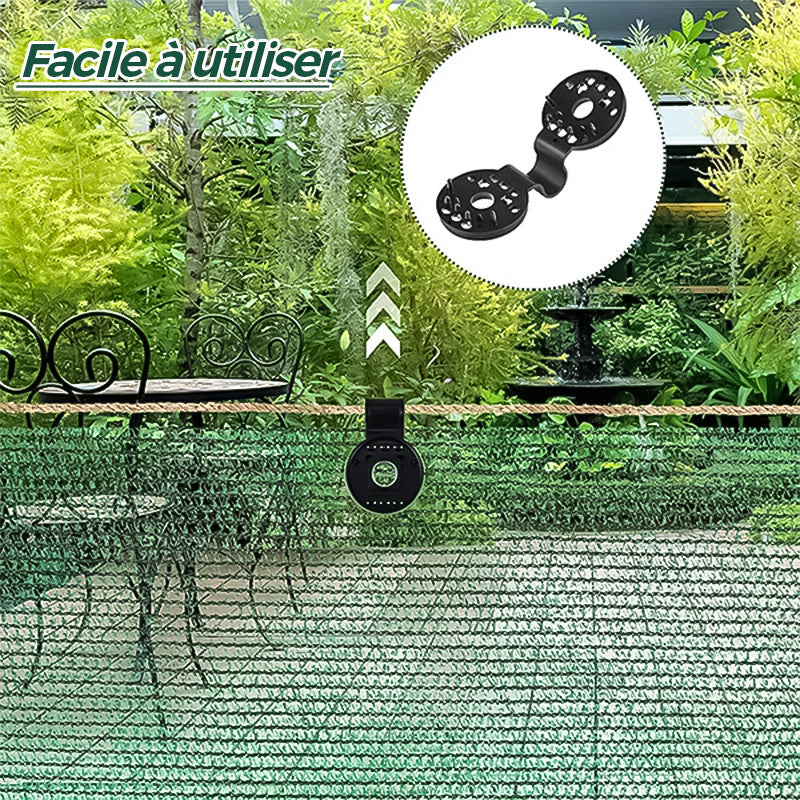 Plastikklemmer for skyggeklut | Luvikno