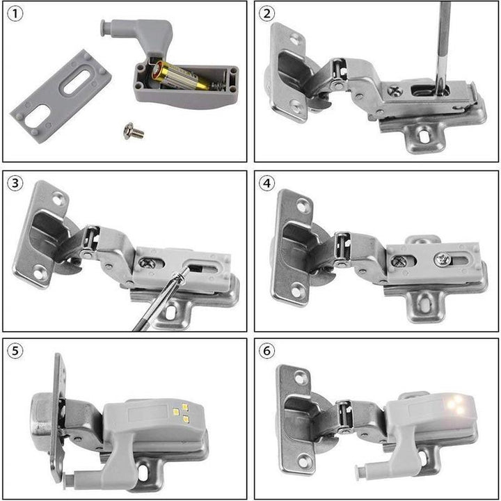 Smart Sensor Wardrobe LED Light (10 BITER) Luvikno