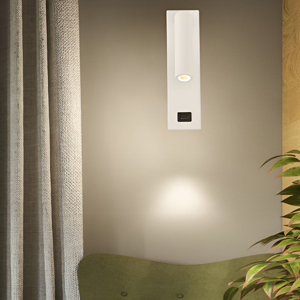 Luvikno | ArtiLicht Luksus Vegglampe med Justerbar LED og USB Ladeport