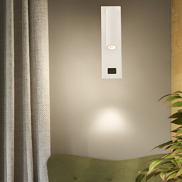 Luvikno | ArtiLicht Luksus Vegglampe med Justerbar LED og USB Ladeport