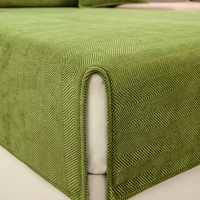 Herringbone Chenille Stoff Møbelbeskytter Sofatrekk | Luvikno