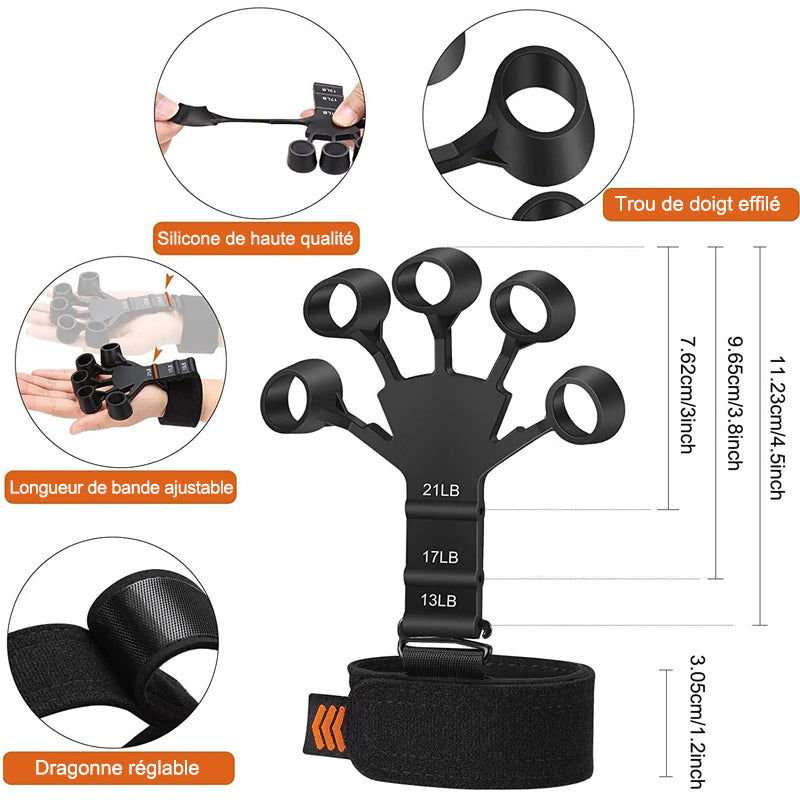 Silikon finger treningstrener | Luvikno