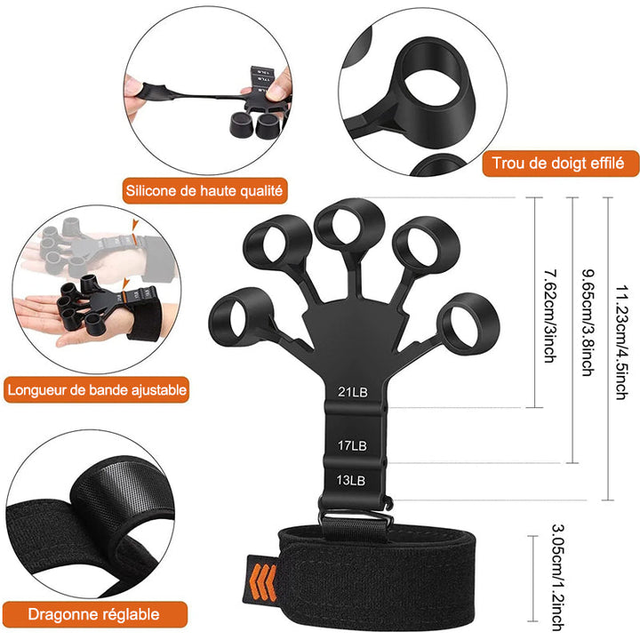 Silikon finger treningstrener | Luvikno