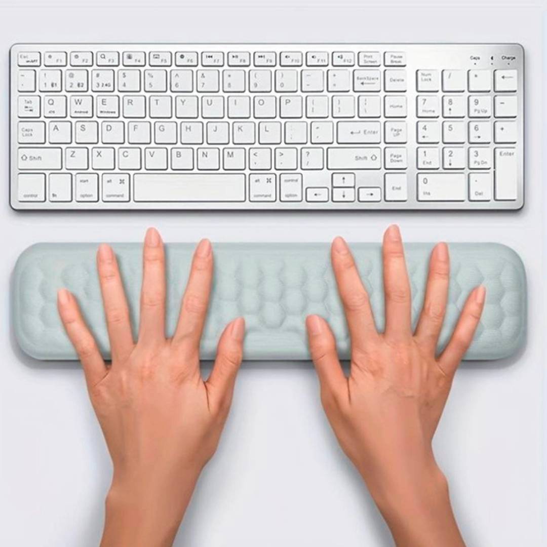ErgoSupport Håndleddsbeskyttelse Hvilepute | for Mus og Tastatur - Hever Håndleddet - Reduserer Belastningssmerte Luvikno
