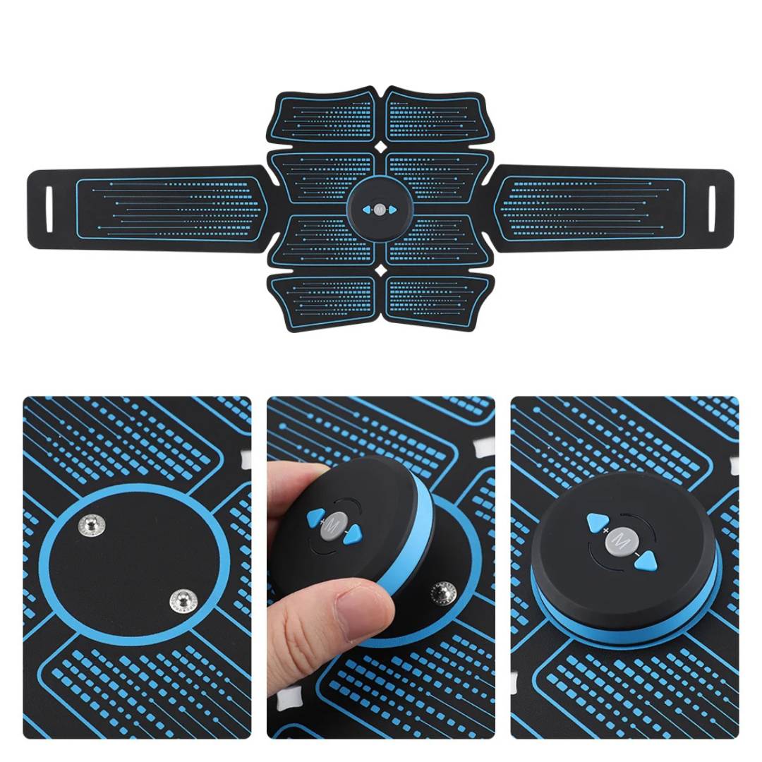 CorePulse Abdomenal Elektrisk Muskelstimulator | Belte for Muskeltoning - Magefettapning - Post-treningsgjenoppretting og Smertelindring Luvikno