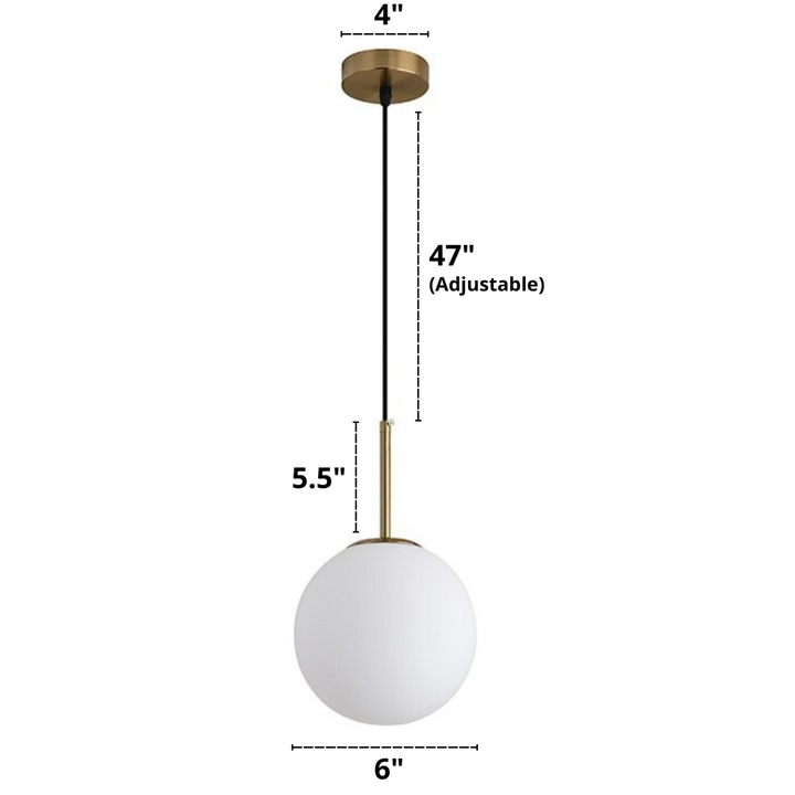 Nordic Glass Pendant Lamps | Luvikno