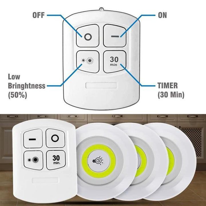 Shiny Tap & Remote Lights | Luvikno