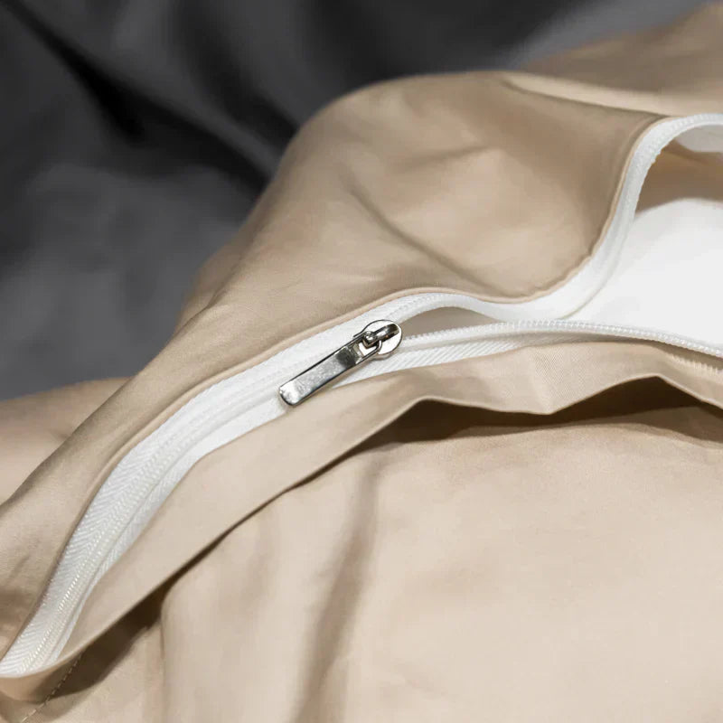Luvikno | Luksus Satin Kattong Dynetrekk Sett for Soverom