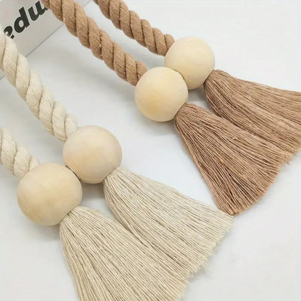 Luvikno | Treperle Frynse Gardinholdere | 2Pcs Sett