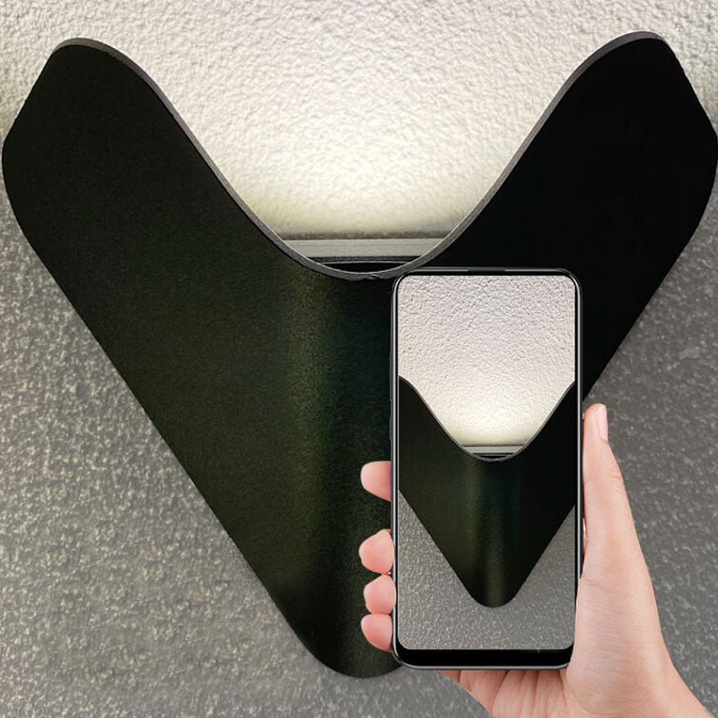 Moderne Kreativ Trekant Aluminium LED Utendørs Vanntett Vegglampe | Luvikno