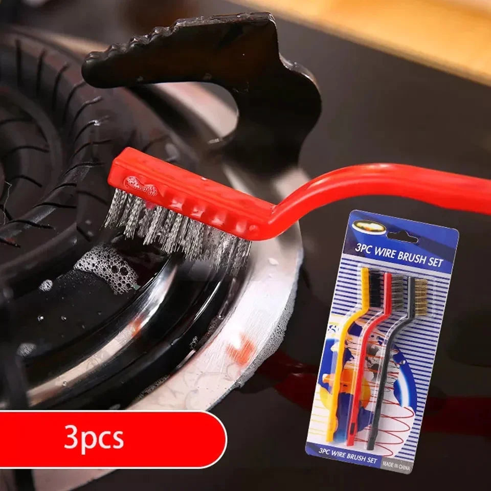Wire Brush Kjøkkenverktøy Sett Av 3 Luvikno