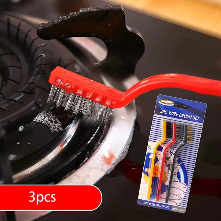 Wire Brush Kjøkkenverktøy Sett Av 3 Luvikno