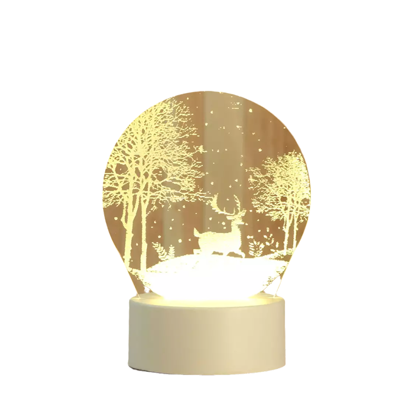 3D Nattlys Usb Luvikno