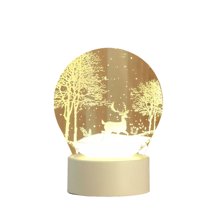 3D Nattlys Usb Luvikno