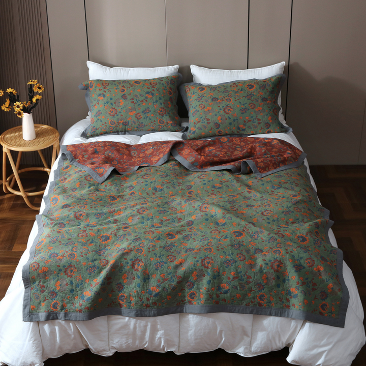 Luvikno | Gothel™ Retro Blomster Teppe – Luksus Vintage Atmosfære