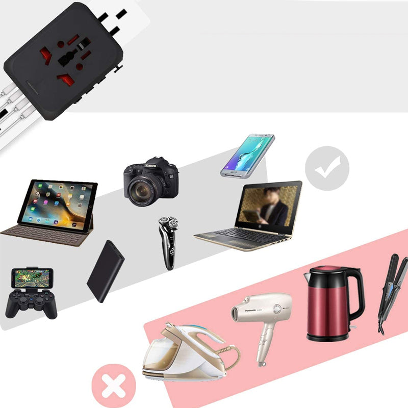 Luvikno | Universal Smart Travel Adapter Spenningsomformer